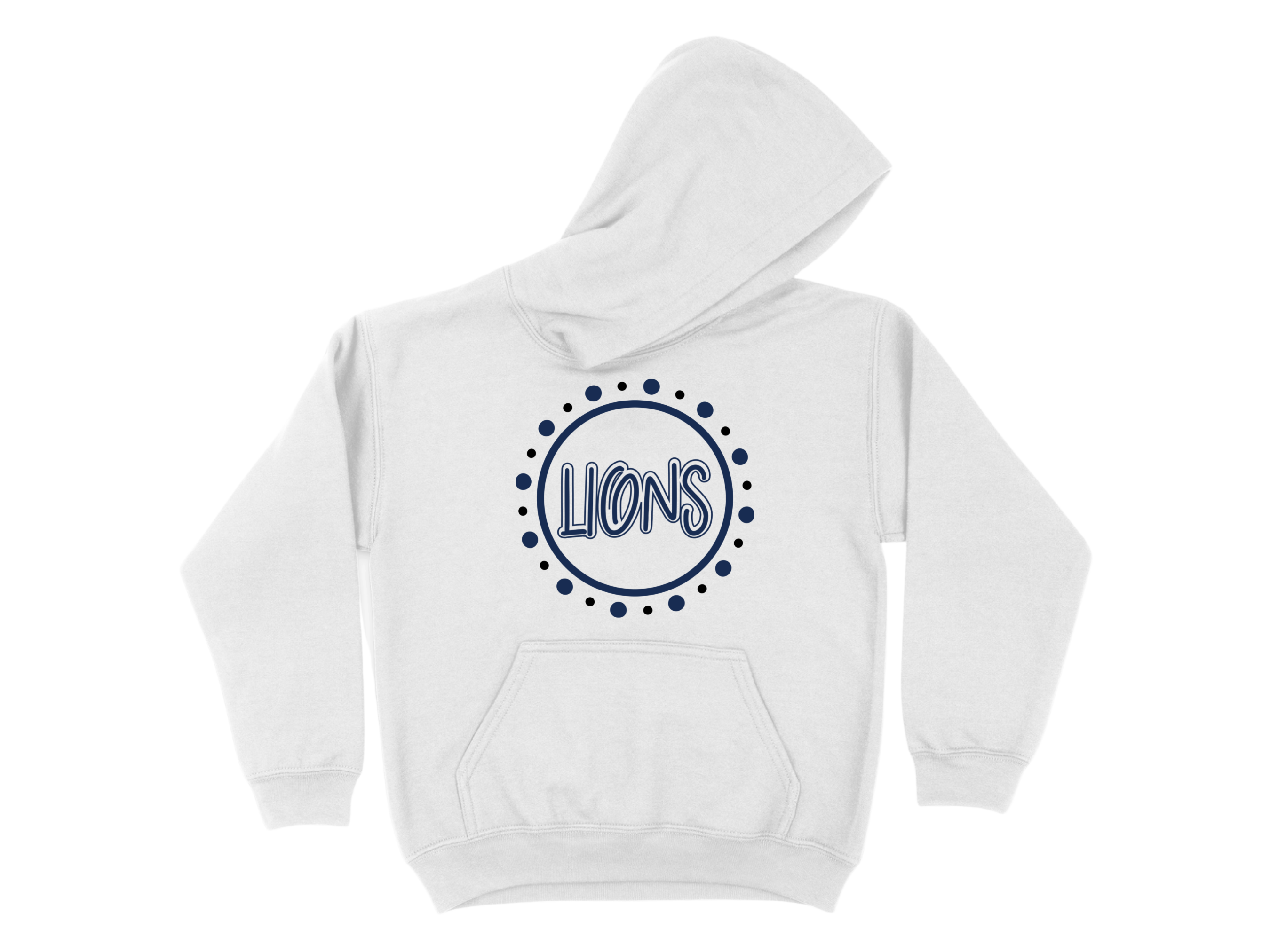 (Lions)  - White Hoodie  Main Image